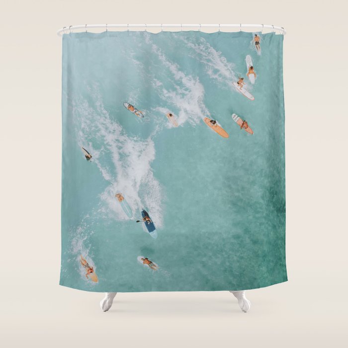 lets surf xviii Shower Curtain Gallery Image 1