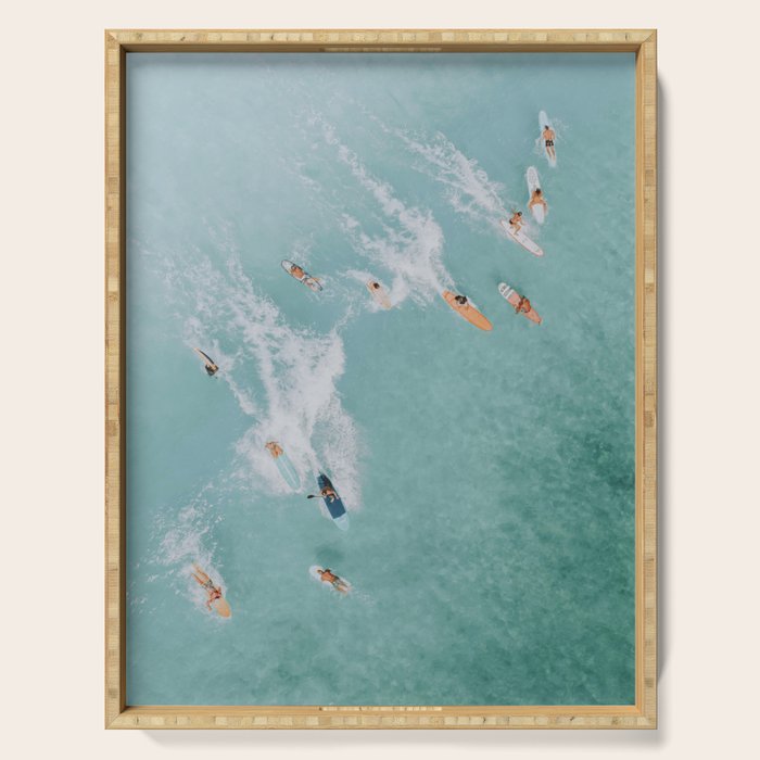 lets surf xviii Serving Tray Gallery Image 1