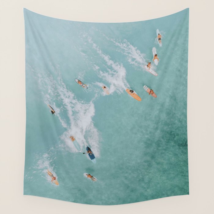 lets surf xviii Wall Tapestry Gallery Image 4