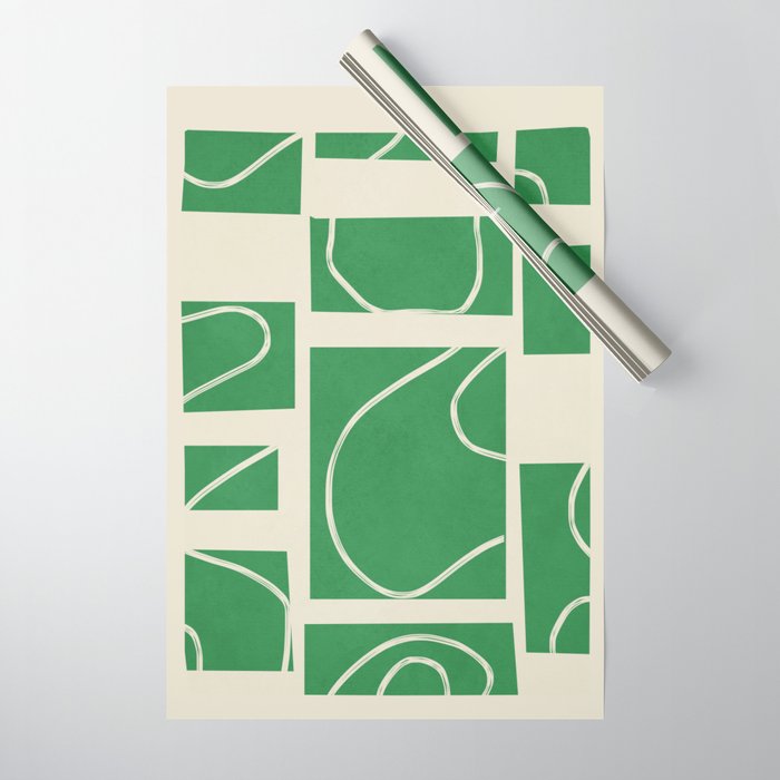 Abstract Pathways 4 Wrapping Paper Gallery Image 1