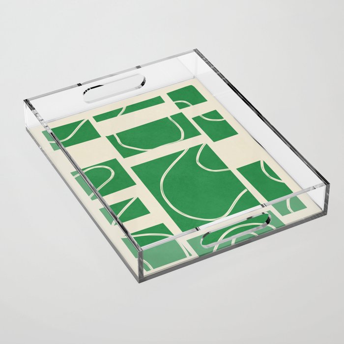 Abstract Pathways 4 Acrylic Tray Gallery Image 1