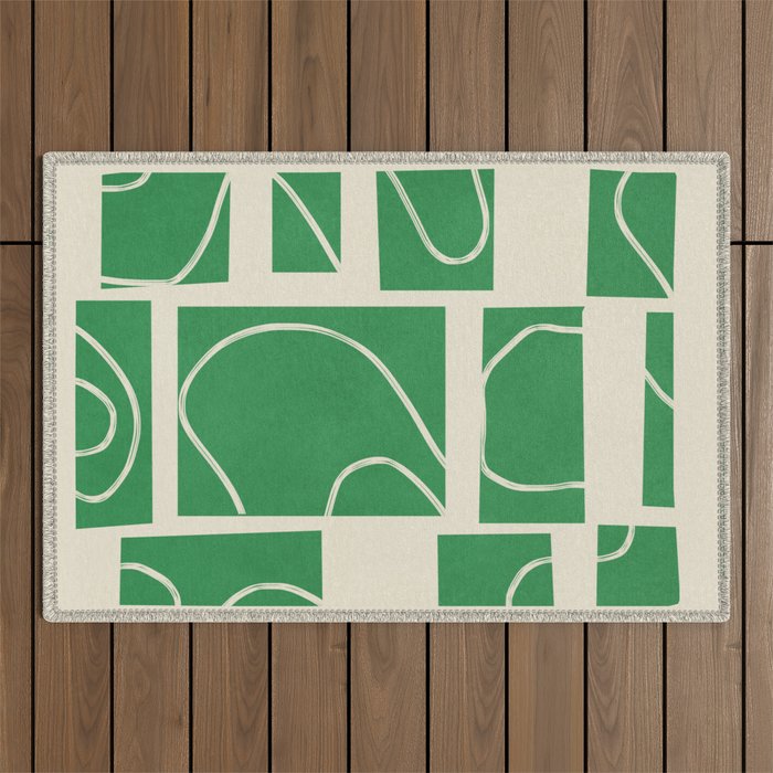 Abstract Pathways 4 Outdoor Rug Gallery Image 1