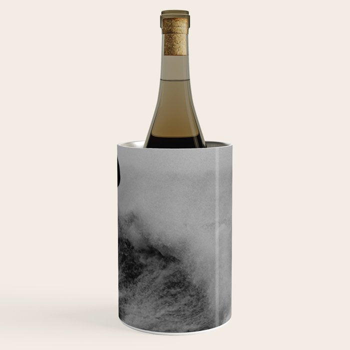 Surf black white Wine Chiller Gallery Image 3