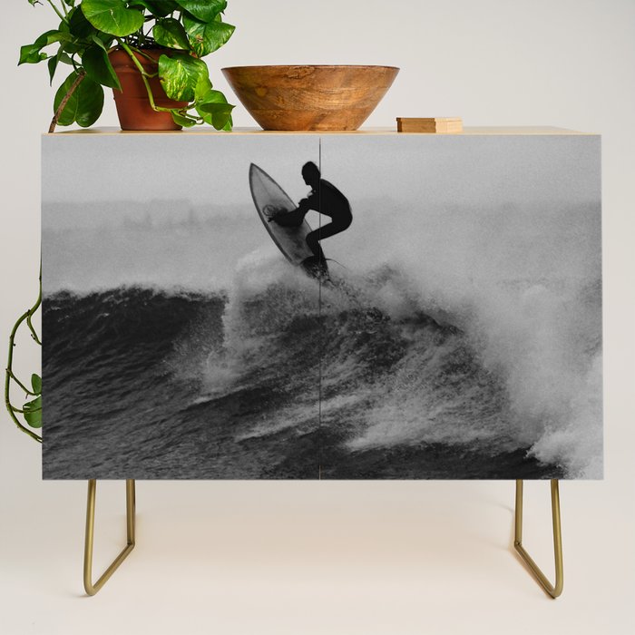 Surf black white Credenza Gallery Image 1