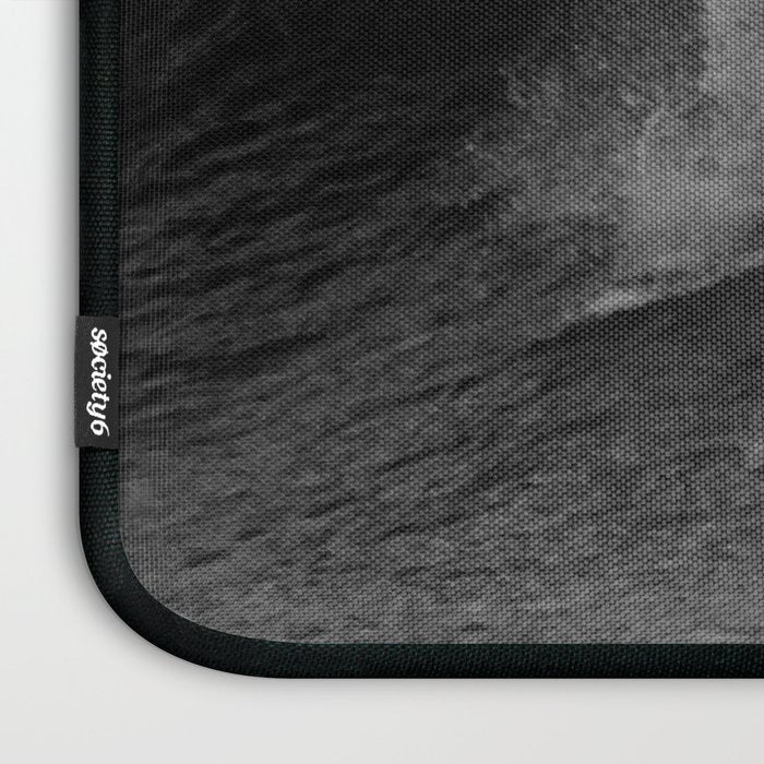 Surf black white Laptop Sleeve Gallery Image 3