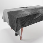 Surf black white Tablecloth Gallery Image 1