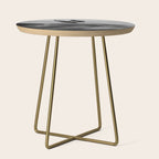 Surf black white Side Table Gallery Image 1