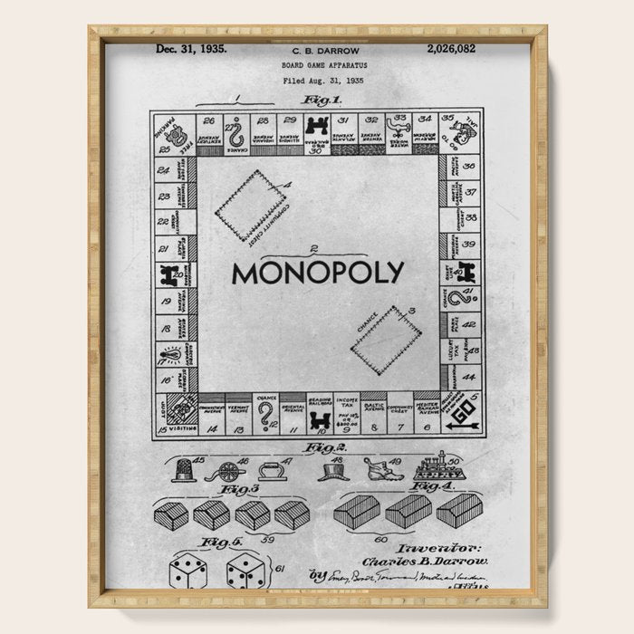 Monopoly Serving Tray Gallery Image 1