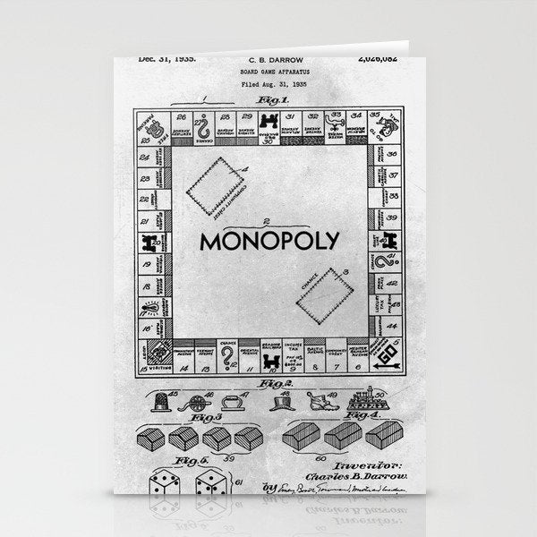 Monopoly Stationery Card Gallery Image 1