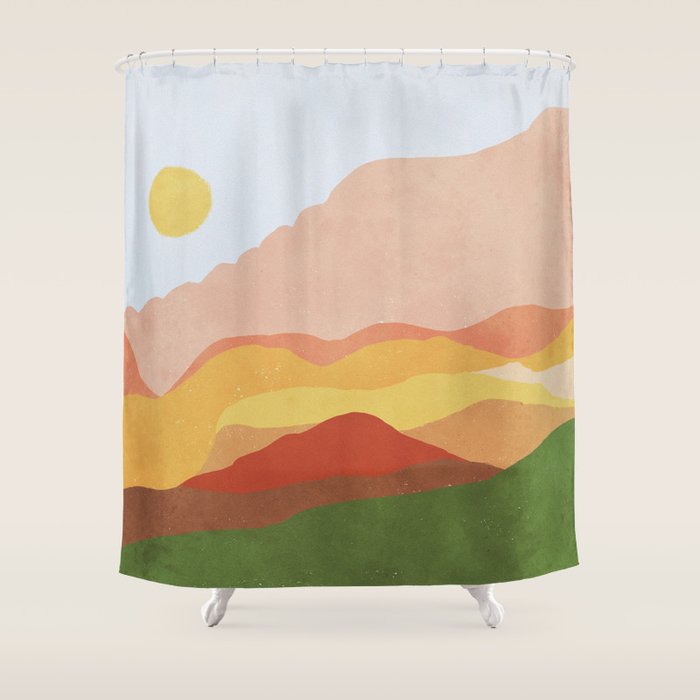 Landscape No3 Shower Curtain Gallery Image 1