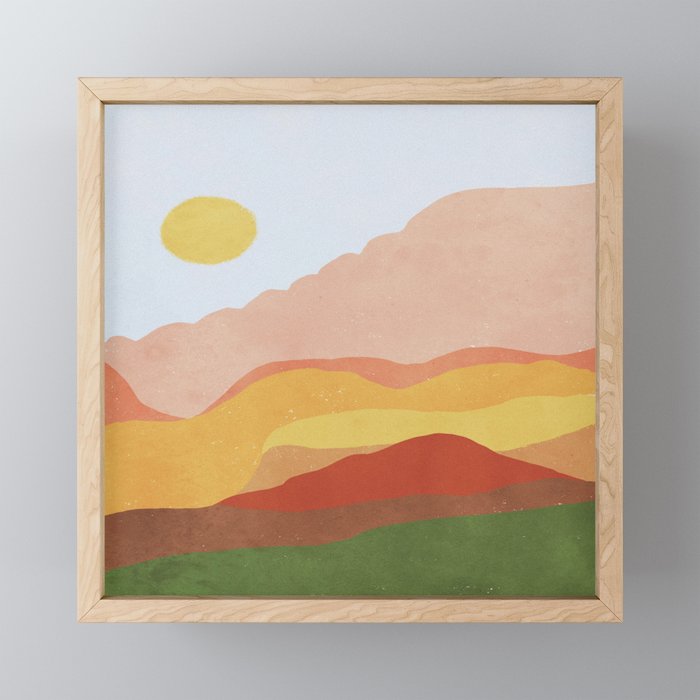 Landscape No3 Mini Art Print Gallery Image 1