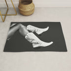 These Boots - Noir II / Black & White Rug Gallery Image 1