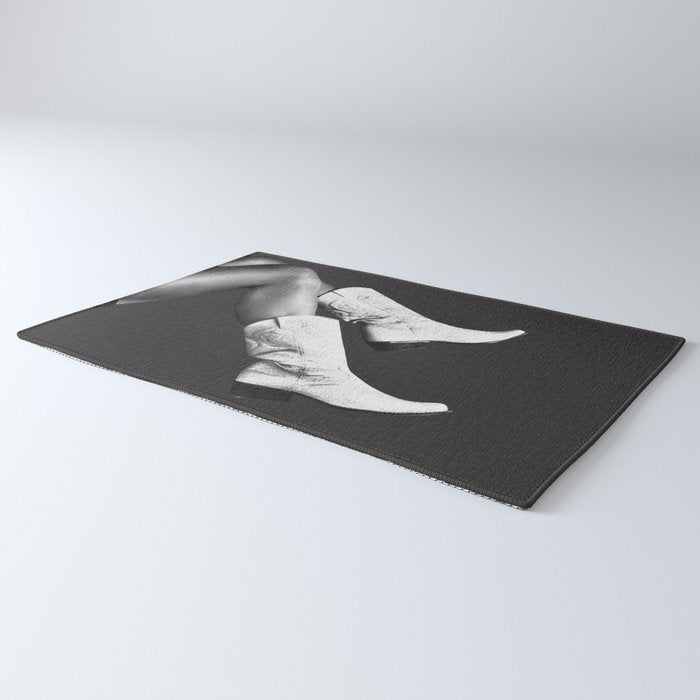 These Boots - Noir II / Black & White Rug Gallery Image 3