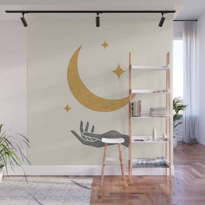 Moonlight Hand Wall Mural Gallery Image 1