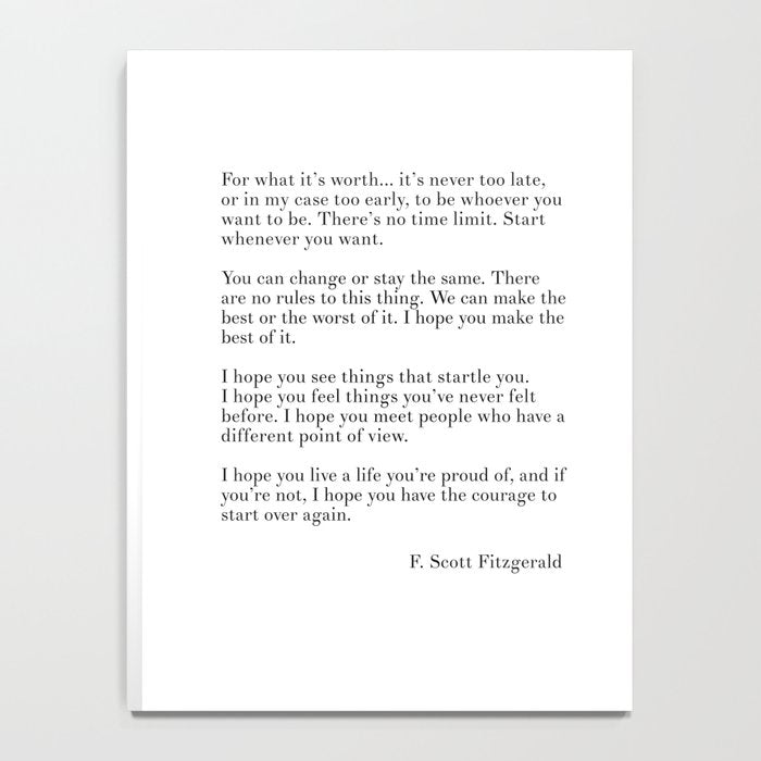 fitzgerald for what it's worth Notebook Gallery Image 4