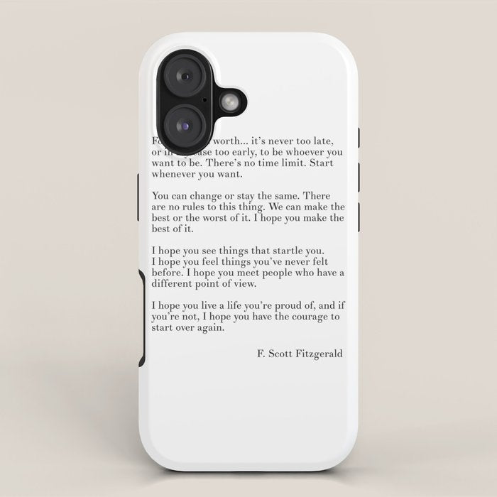 fitzgerald for what it's worth iPhone Case Gallery Image 1