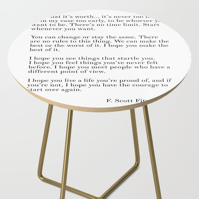 fitzgerald for what it's worth Side Table Gallery Image 2