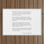 fitzgerald for what it's worth Outdoor Rug Gallery Image 1