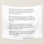 fitzgerald for what it's worth Wall Tapestry Gallery Image 4