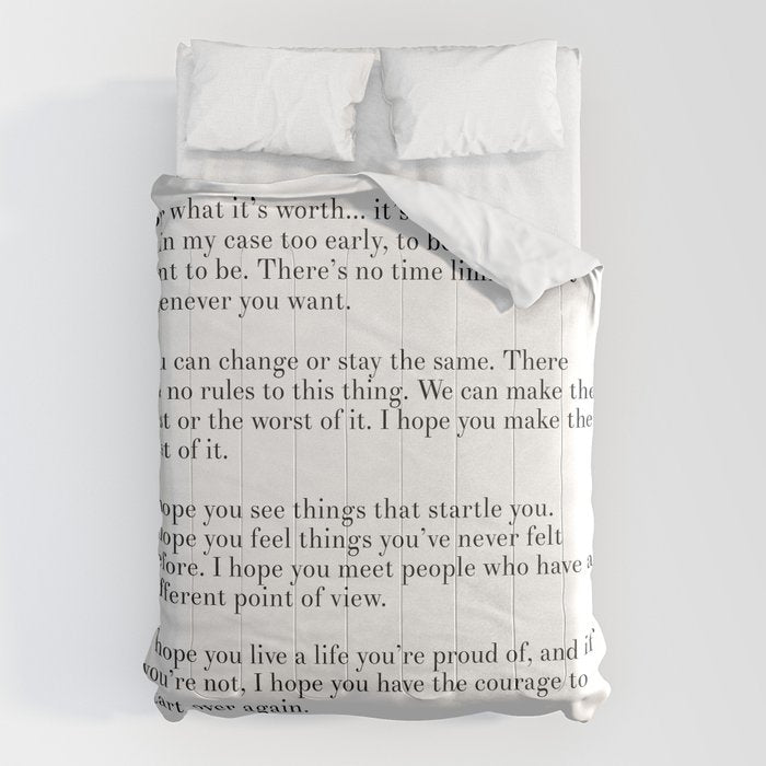 fitzgerald for what it's worth Comforter Gallery Image 6