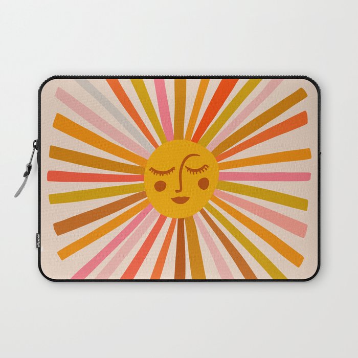 Sunshine - Retro Ochre Palette Laptop Sleeve Gallery Image 1