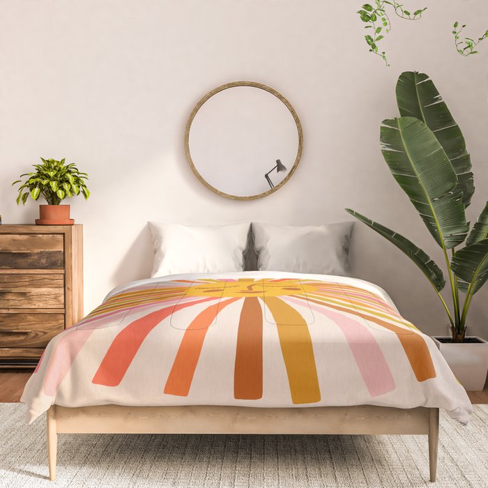 Sunshine â Retro Ochre Palette Comforter Gallery Image 3