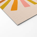 Sunshine - Retro Ochre Palette Welcome Mat Gallery Image 2
