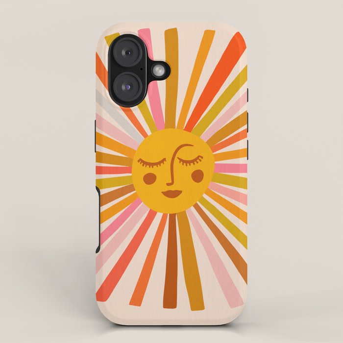 Sunshine - Retro Ochre Palette iPhone Case Gallery Image 1