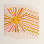 Sunshine - Retro Ochre Palette Wrapping Paper Gallery Image 3