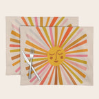 Sunshine - Retro Ochre Palette Placemat Gallery Image 1