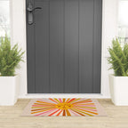 Sunshine - Retro Ochre Palette Welcome Mat Gallery Image 3