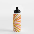 Sunshine - Retro Ochre Palette Water Bottle Gallery Image 2