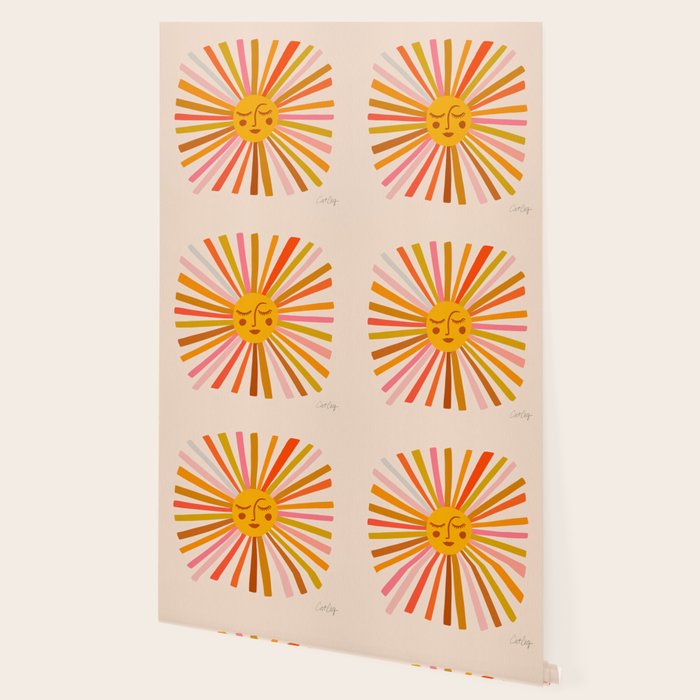 Sunshine - Retro Ochre Palette Wallpaper Gallery Image 2