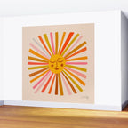 Sunshine - Retro Ochre Palette Wall Mural Gallery Image 2