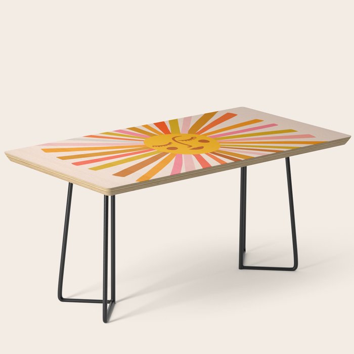 Sunshine â Retro Ochre Palette Coffee Table Gallery Image 1
