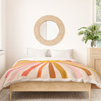 Sunshine â Retro Ochre Palette Duvet Cover Gallery Image 3