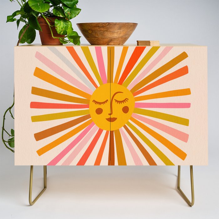 Sunshine - Retro Ochre Palette Credenza Gallery Image 1