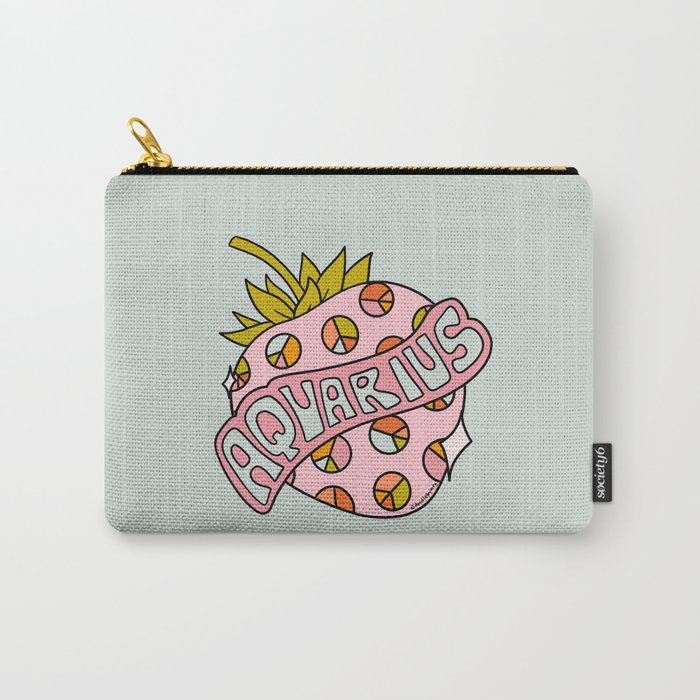 Aquarius Strawberry Carry All Pouch Gallery Image 1