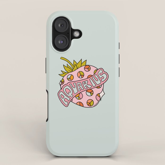Aquarius Strawberry iPhone Case Gallery Image 1