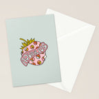 Aquarius Strawberry Stationery Card Gallery Image 2
