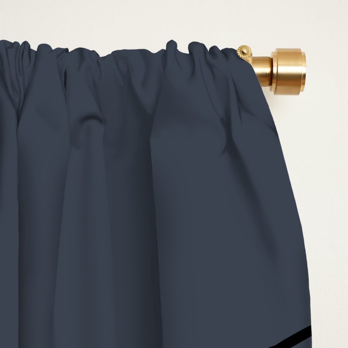 Modern Minimal Line Abstract XXXI Window Curtain Gallery Image 2