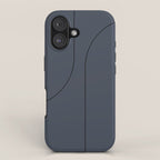 Modern Minimal Line Abstract XXXI iPhone Case Gallery Image 1