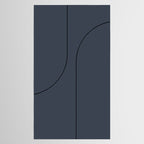 Modern Minimal Line Abstract XXXI Tablecloth Gallery Image 2