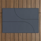 Modern Minimal Line Abstract XXXI Outdoor Rug Gallery Image 1