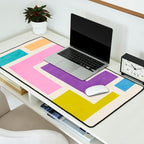 Pastel Colorful Modern Artwork Desk Mat Gallery Image 2