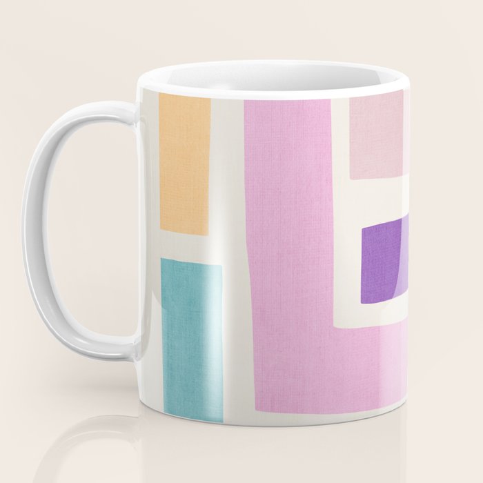 Pastel Colorful Modern Artwork Coffee Mug Gallery Image 3