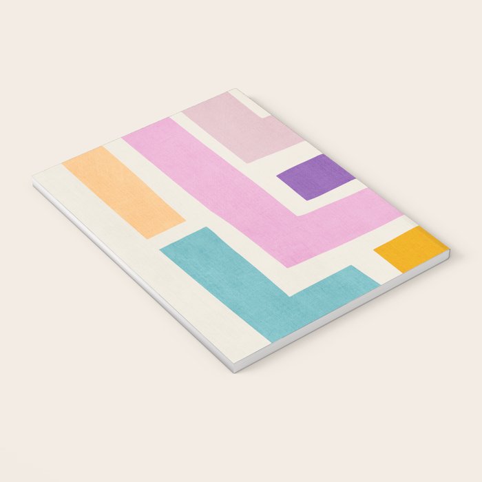 Pastel Colorful Modern Artwork Notebook Gallery Image 3