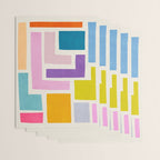 Pastel Colorful Modern Artwork Wrapping Paper Gallery Image 3