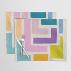 Pastel Colorful Modern Artwork Placemat Gallery Image 1