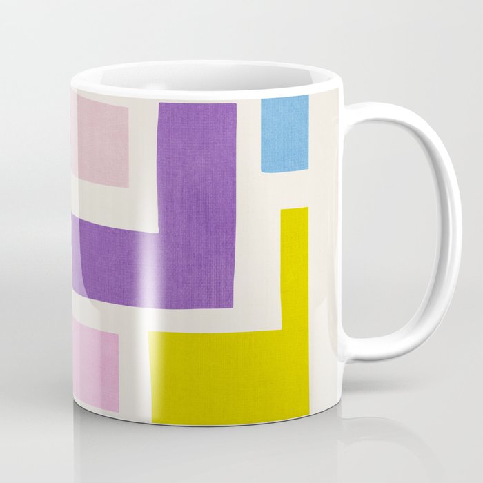Pastel Colorful Modern Artwork Coffee Mug Gallery Image 1